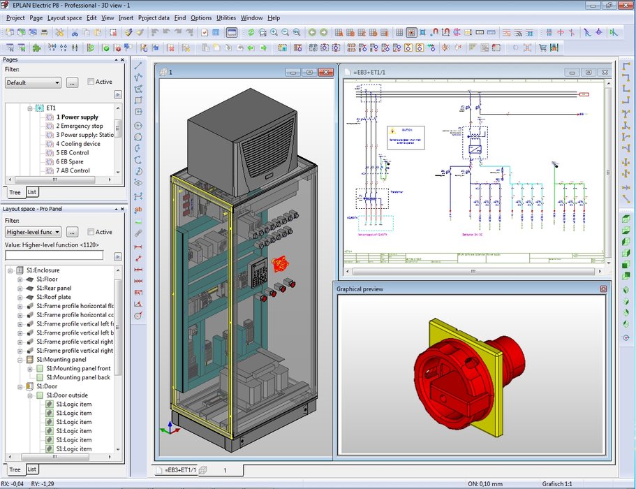 Grâce à EPLAN Pro Panel, la plateforme EPLAN passe à la 3D